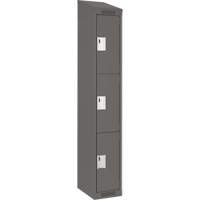 Casiers Clean Line, 3 niveaux, 12" x 18" x 78", Acier, Charbon, Rivet (assembl&eacute;) Groupe Belzile Dickner
