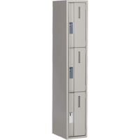 Casiers robustes Concorde, 3 niveaux, 12" x 18" x 72", Acier, Gris, Soud&eacute; (assembl&eacute;) Groupe Belzile Dickner