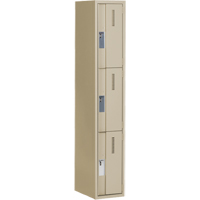 Casiers robustes Concorde, 3 niveaux, 12" x 18" x 72", Acier, Beige, Soud&eacute; (assembl&eacute;) Groupe Belzile Dickner