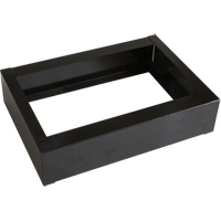 All-Welded Concorde - Heavy-Duty Lockers Recessed Base, 1 Banks, 4" H x 12" W x 17" D, Black, Steel Groupe Belzile Dickner