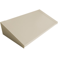 Dessus inclin&eacute; pour casiers robustes enti&egrave;rement soud&eacute; Concorde, Bloc de 3, 18" p x 36" la x 6" ha, Beige, Acier Groupe Belzile Dickner