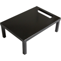 All-Welded Concorde Free Standing Locker Base, 1 Banks, 6" H x 12" W x 18" D, Black, Steel Groupe Belzile Dickner