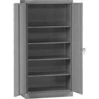 Standard Storage Cabinet, Steel, 4 Shelves, 72" H x 36" W x 18" D, Grey Groupe Belzile Dickner
