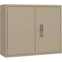 Armoire murale, Acier, 2 Tablettes, 30" h x 36" la x 12" P, Beige Groupe Belzile Dickner