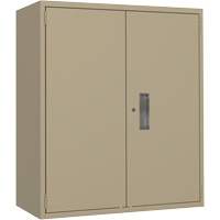 Armoire de rangement Lo-Boy, Acier, 2 Tablettes, 40" h x 36" la x 18" P, Beige Groupe Belzile Dickner