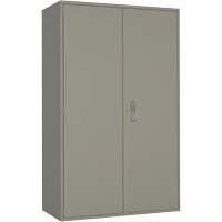 Armoire de rangement Hi-Boy tr&egrave;s large, Acier, 4 Tablettes, 72" h x 48" la x 24" P, Gris Groupe Belzile Dickner