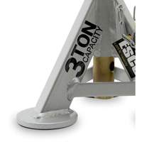 Performance Shorty Low Profile Jack Stands, 3 tons Capacity, 11" - 17" H Groupe Belzile Dickner