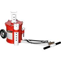 Portable Air Lift Jack, 10 Ton(s) Capacity, 17-3/4" - 49-3/8" H Groupe Belzile Dickner