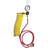 Ensemble pour test de fuite dazote pour climatisation automobile avec r&eacute;gulateur Groupe Belzile Dickner