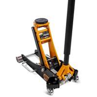 Aluminum Racing Jack, 2 Ton(s) Capacity, 3-1/4" Lowered, 18-1/2" Raised, Manual Hydraulic Groupe Belzile Dickner