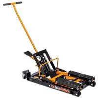 ATV and Motorcycle Jack, 0.75 Ton(s) Capacity, 4-2/3" Lowered, 14-1/2" Raised, Manual Hydraulic Groupe Belzile Dickner