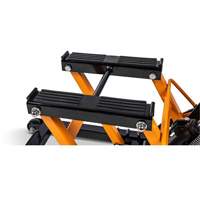 ATV and Motorcycle Jack, 0.75 Ton(s) Capacity, 4-2/3" Lowered, 14-1/2" Raised, Manual Hydraulic Groupe Belzile Dickner