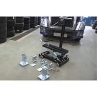 Cric de service de plancher, 14 tonne(s) Capacit&eacute;, 8-1/4" Abaiss&eacute;e, 20" &eacute;lev&eacute;e, Air comprim&eacute;/hydraulique Groupe Belzile Dickner