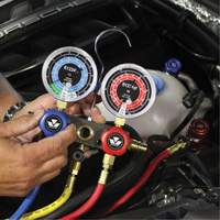 R1234Yf 2-Way Piston Valve Manifold Gauge Set Groupe Belzile Dickner