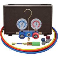 Jeu de manom&egrave;tres pour automobile avec mini-injecteur de colorant et coupleurs manuels Groupe Belzile Dickner