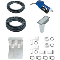 Pompe de transfert de fluide d'&eacute;chappement diesel (DEF) 115 V CA avec support pour cuve GRV et pistolet Groupe Belzile Dickner