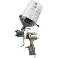 Pistolet de peinture de premi&egrave;re qualit&eacute; pour peinture automobile avec psi num&eacute;rique X5500 HVLP 1,2 I RPS D, Entr&eacute;e d'air 1/4" NPT, 15,19 pi³/min, Capacit&eacute; 0,6 L/0,9 L, 0,17 psi Groupe Belzile Dickner