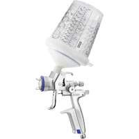 Pistolet de peinture de premi&egrave;re qualit&eacute; 4400?B RP?1,2 SR avec godet RPS 0,3?L, pour les retouches de finitions automobiles, Entr&eacute;e d'air 1/4" NPT, 7,06 pi³/min, Capacit&eacute; 0,3 L, 0,17 psi Groupe Belzile Dickner