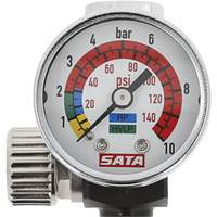 Air Micrometer with Gauge, 1/4" Male Thread & G 1/4" Female Thread Groupe Belzile Dickner