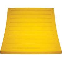 Wheel Chock, Polyurethane, Yellow, 15-1/4" W x 12-1/8" D x 10-3/4" H Groupe Belzile Dickner