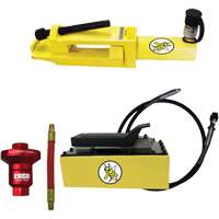 Ensemble de brise-talon pour pneus g&eacute;ants/&eacute;quipement de terrassement Yellow Jackit Groupe Belzile Dickner