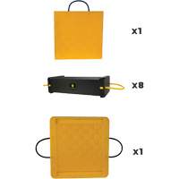 Ensemble de syst&egrave;me de sout&egrave;nement en composite CribLok 10 mcx Groupe Belzile Dickner