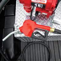 Red Automatic Gasoline Spout Nozzle Groupe Belzile Dickner