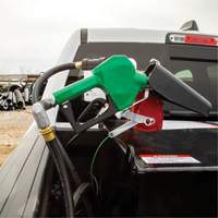Green Automatic Gasoline Spout Nozzle Groupe Belzile Dickner