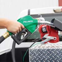 Pistolet de distribution automatique vert pour diesel Groupe Belzile Dickner