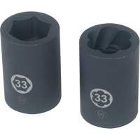 Hex & Twist Truck Lug Nut Socket Set Groupe Belzile Dickner