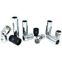 Chrome Finish Socket Set with Rail, 10 Pieces, 1/4"/3/8" Drive Size Groupe Belzile Dickner