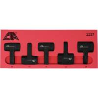 Exhaust Gas Sensor Socket Set, 5 Pieces, 1/2" Drive Size Groupe Belzile Dickner