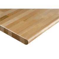 Hardwood Workbench Top, 48" W x 24" D, Bullnose Edge, 1-1/4" Thick Groupe Belzile Dickner