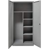Combination Storage Cabinet, 36" W x 18" D x 72" H, Grey Groupe Belzile Dickner