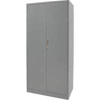 Hi-Boy Storage Cabinet, Steel, 4 Shelves, 72" H x 36" W x 18" D, Grey Groupe Belzile Dickner