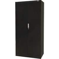 Armoire de rangement Hi-Boy, Acier, 4 Tablettes, 72" h x 36" la x 18" P, Noir Groupe Belzile Dickner