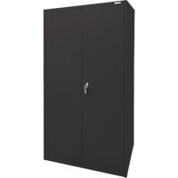 Storage Cabinet, Steel, 4 Shelves, 78" H x 36" W x 24" D, Black Groupe Belzile Dickner