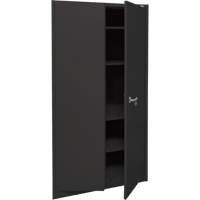 Storage Cabinet, Steel, 4 Shelves, 78" H x 36" W x 24" D, Black Groupe Belzile Dickner