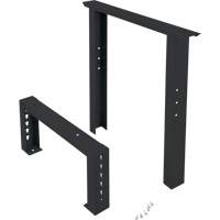 Industrial Duty Leg for Workbench, Steel, 24" D x 34" H, Single Groupe Belzile Dickner