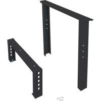 Industrial Duty Leg for Workbench, Steel, 30" D x 34" H, Single Groupe Belzile Dickner