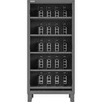 Heavy-Duty Open Front Cabinet with Dividers, Steel, 0 Drawers, 36" x 24" x 78", Grey Groupe Belzile Dickner
