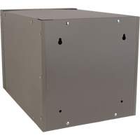 Casier cubique empilable, 12" x 18" x 12", Acier, Gris, D&eacute;mont&eacute; Groupe Belzile Dickner