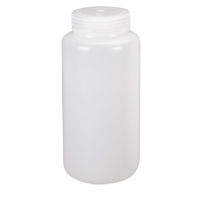 Wide-Mouth Bottles, Round, 8 oz., Plastic Groupe Belzile Dickner