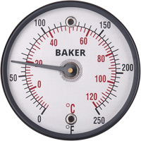 Surface Thermometers, Contact, Analogue, 0-250°F (-20-120°C) Groupe Belzile Dickner