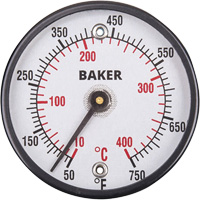 Surface Thermometers, Contact, Analogue, 50-750°F (10-400°C) Groupe Belzile Dickner