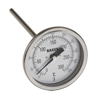 Bi-Metal Thermometers, Contact, Analogue, 50-550°F (0-260°C) Groupe Belzile Dickner