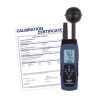 Compteur de contrainte thermique au thermomètre-globe mouillé (WBGT) (comprend certificat ISO) IB909 | Dickner Inc