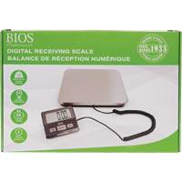 Balance de r&eacute;ception num&eacute;rique, Capacit&eacute; 220 lb, Graduations 1 lb Groupe Belzile Dickner