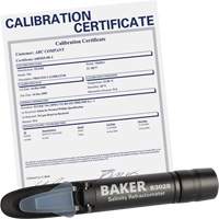 Réfractomètre avec certificat ISO, Analogue (verre-regard)-Numérique, Salinité IC777 | Dickner Inc