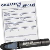 Réfractomètre avec certificat ISO, Analogue (verre-regard)-Numérique, Brix IC781 | Dickner Inc